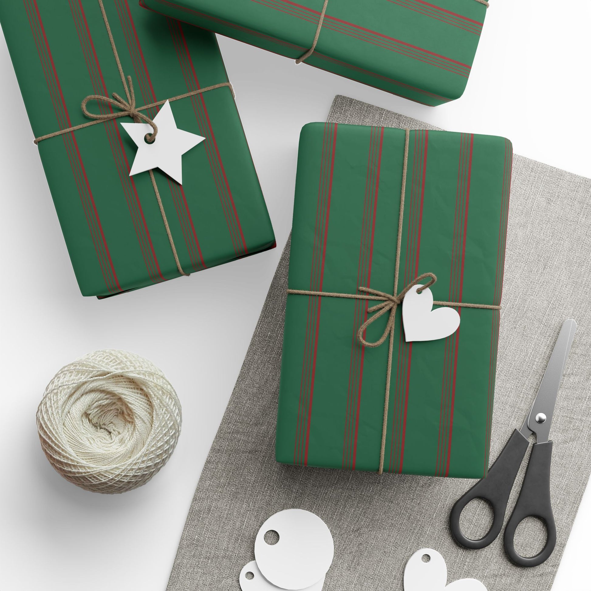 Elegant Green & Red Holiday
