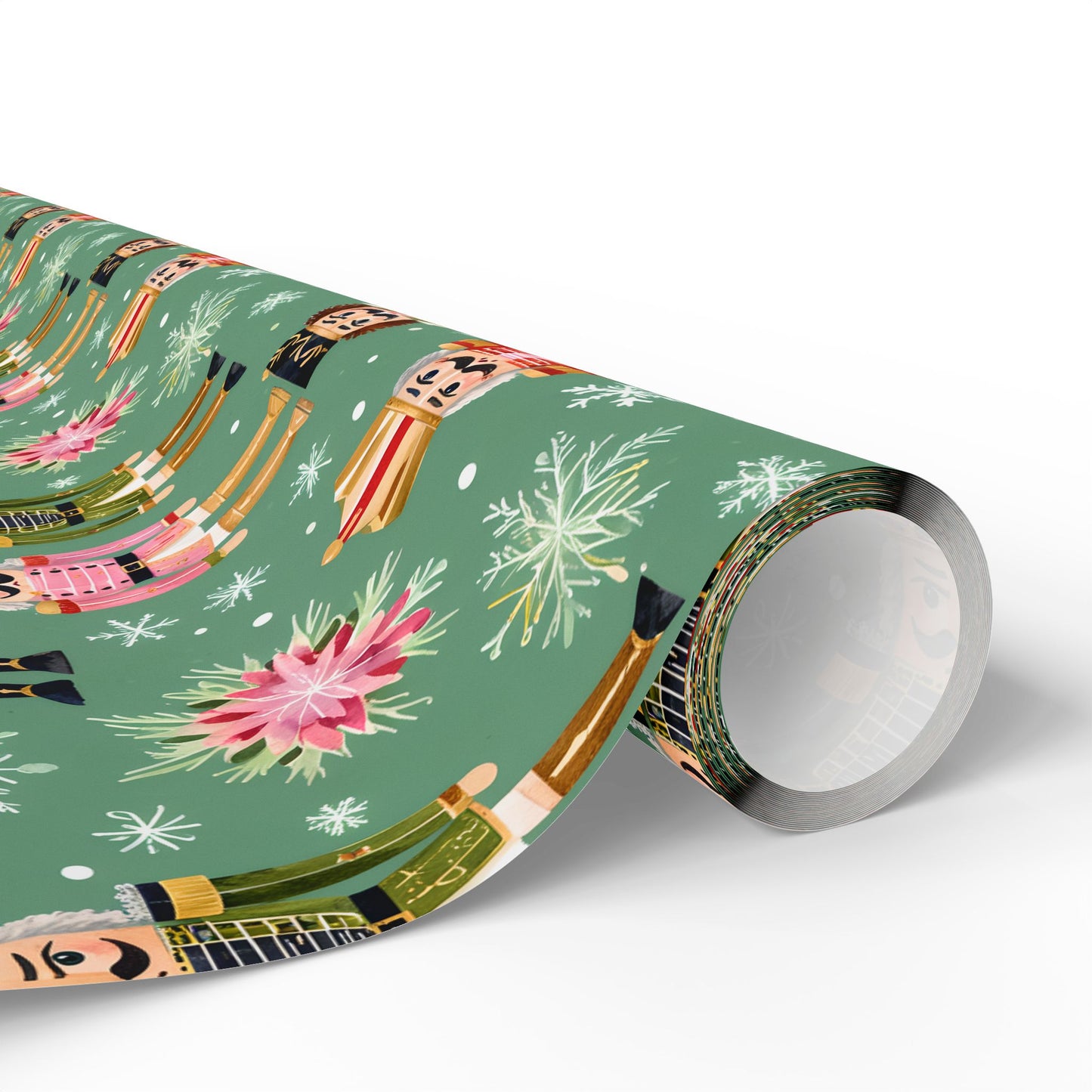 March of the Minty Men – Nutcracker Holiday Wrapping Paper