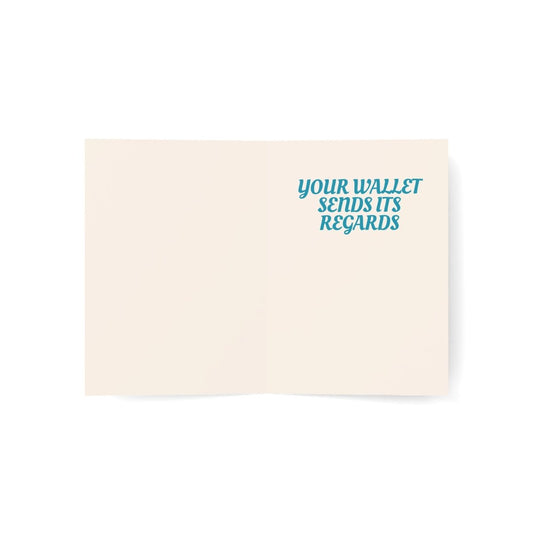 Congratulations! On you new baby. | Your Wallet Sends Its Regards | New Baby card