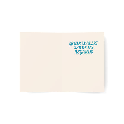 Congratulations! On you new baby. | Your Wallet Sends Its Regards | New Baby card