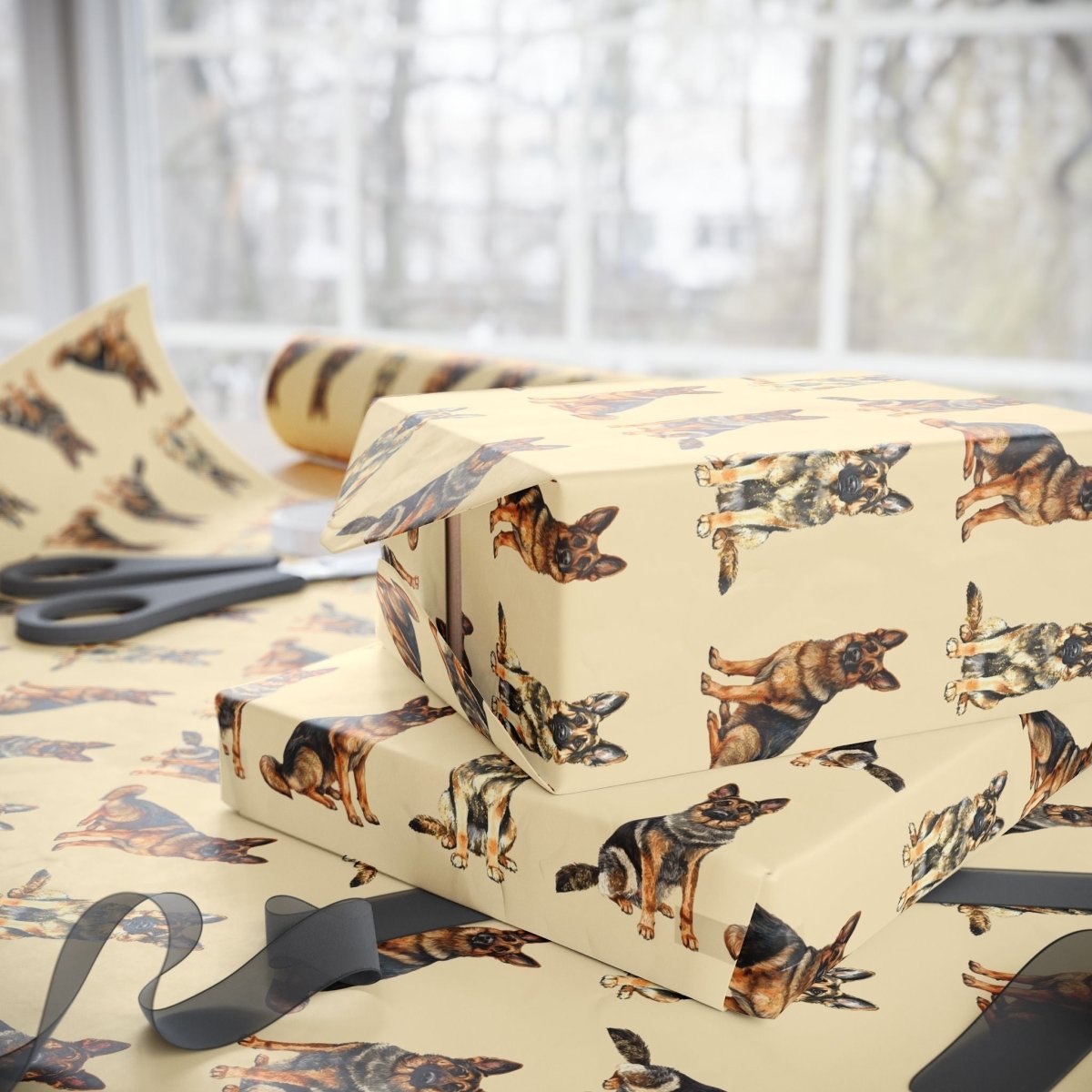 German Shepherd Dog Wrapping Paper