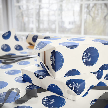 Hanukkah Blue and White Wrapping Papers