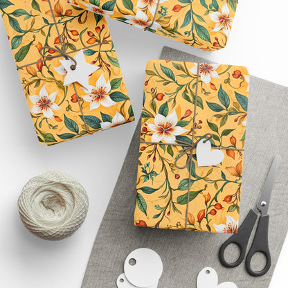 Golden Bloom – Floral Wrap