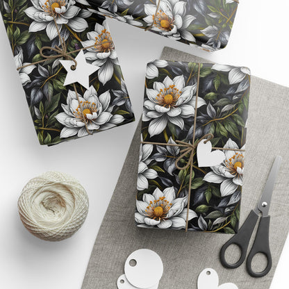 Trendy Botanical Wrapping Paper Eco Friendly Gifting