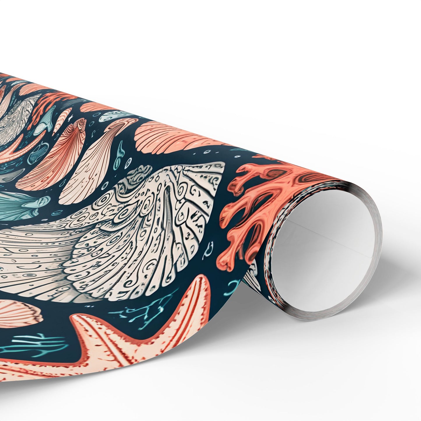 Beach and Ocean Seashells Gift Wrapping Papers