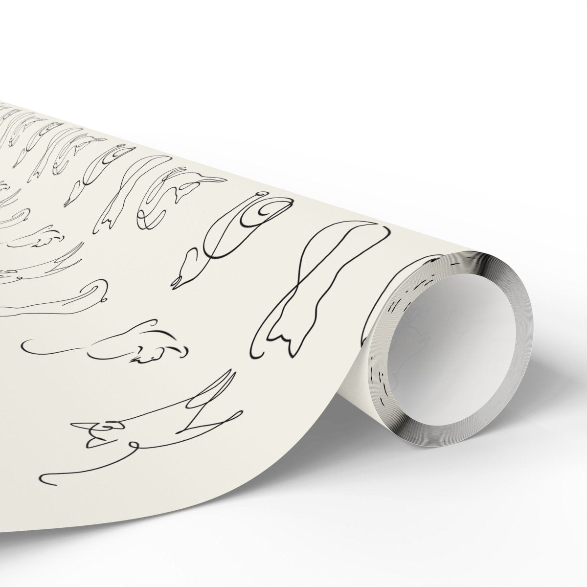 Elegant Minimalist Cat Wrapping Paper
