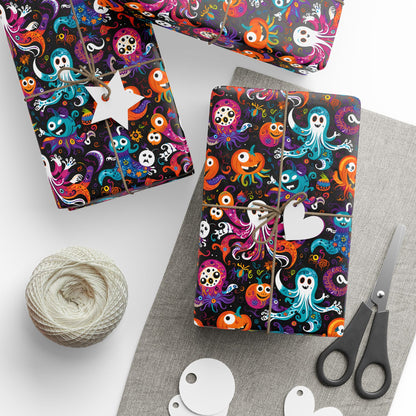 Vibrant Halloween Wrapping Paper