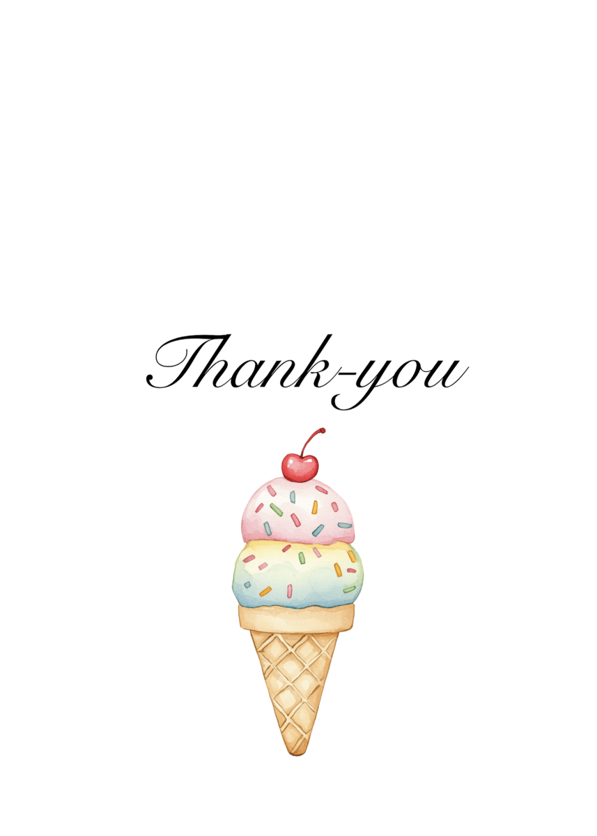 Thank You Cards – 25 Pack | Blank Inside