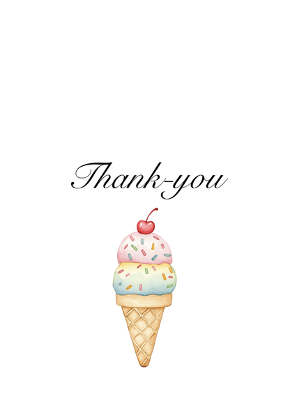 Thank You Cards – 25 Pack | Blank Inside