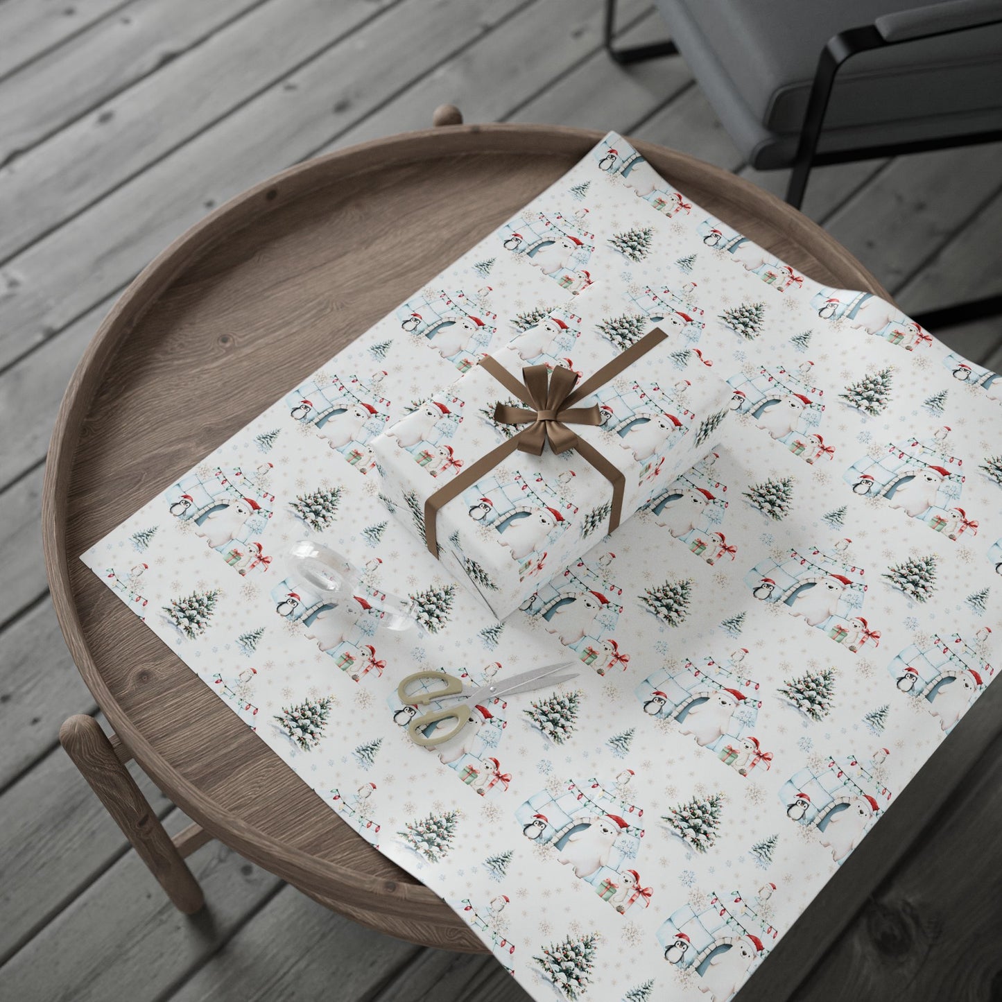 Igloo & Let It Snow – Arctic Friends Christmas Wrapping Paper