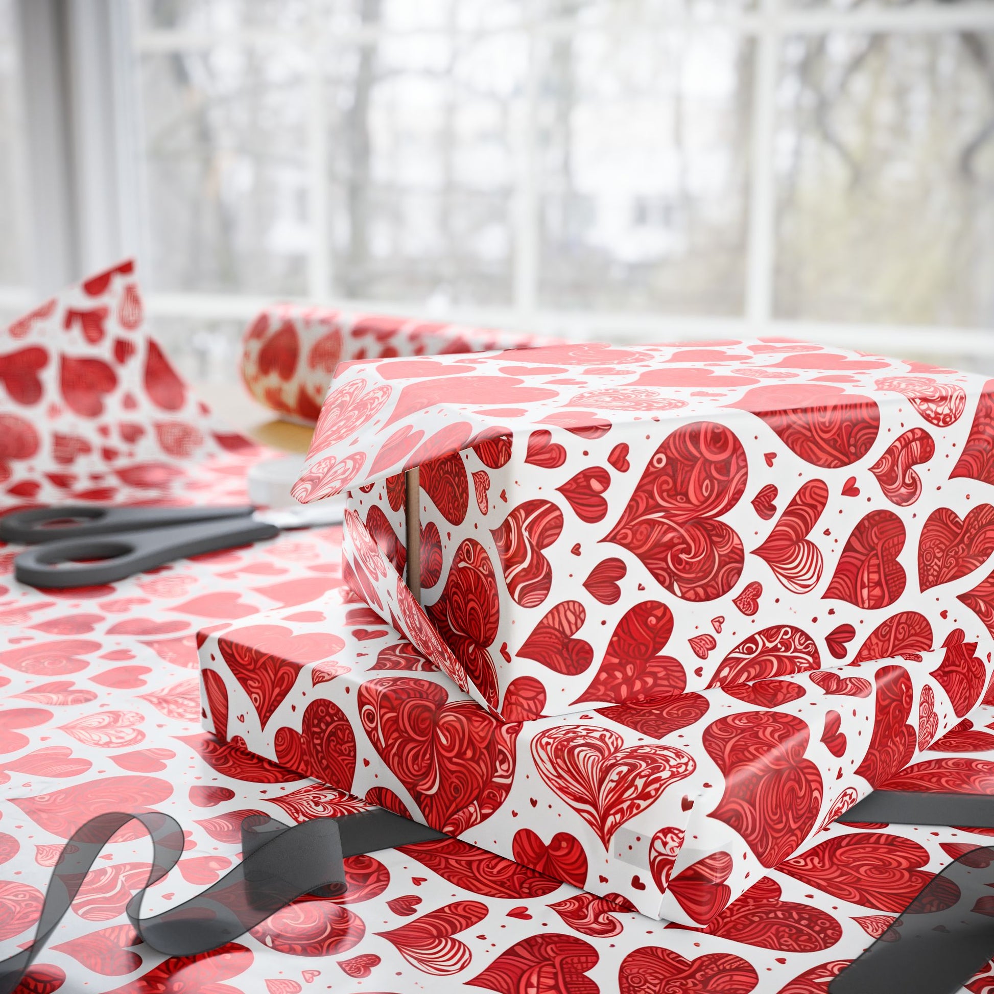 Valentines Day Wrapping Paper