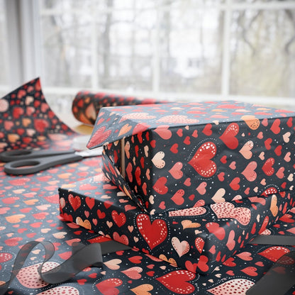 Heart Pattern Wrapping Paper