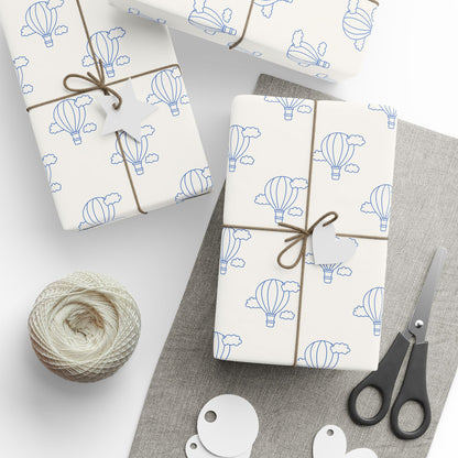 Hot Air Balloon Gift Wrap Roll