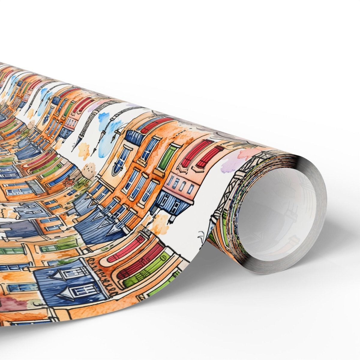 Abstract Cityscape Wrapping Paper