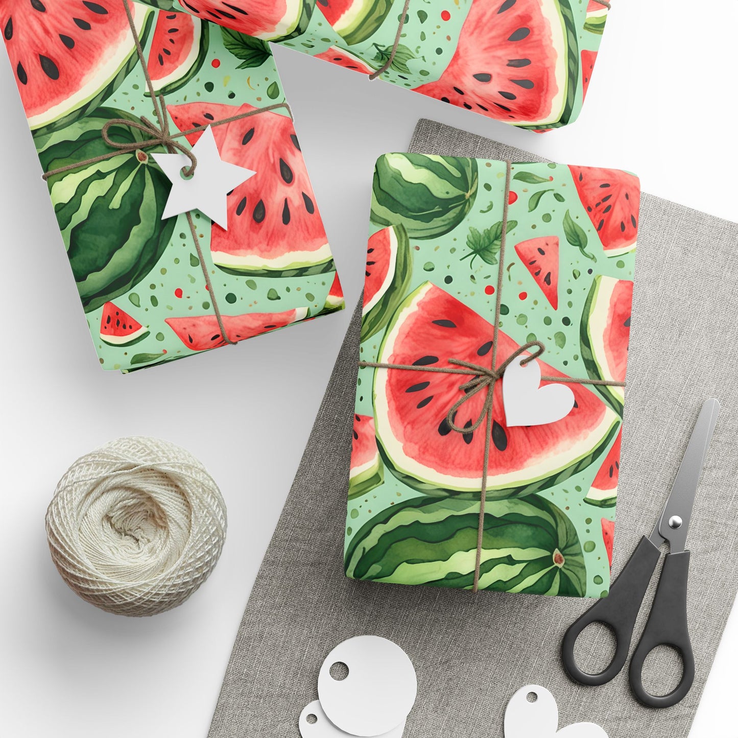 Juicy Watermelon Gift Wrap for Summer Celebrations