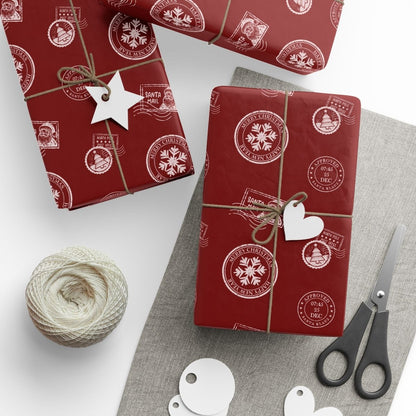 Santa’s Special Delivery – Red Christmas Wrapping Paper