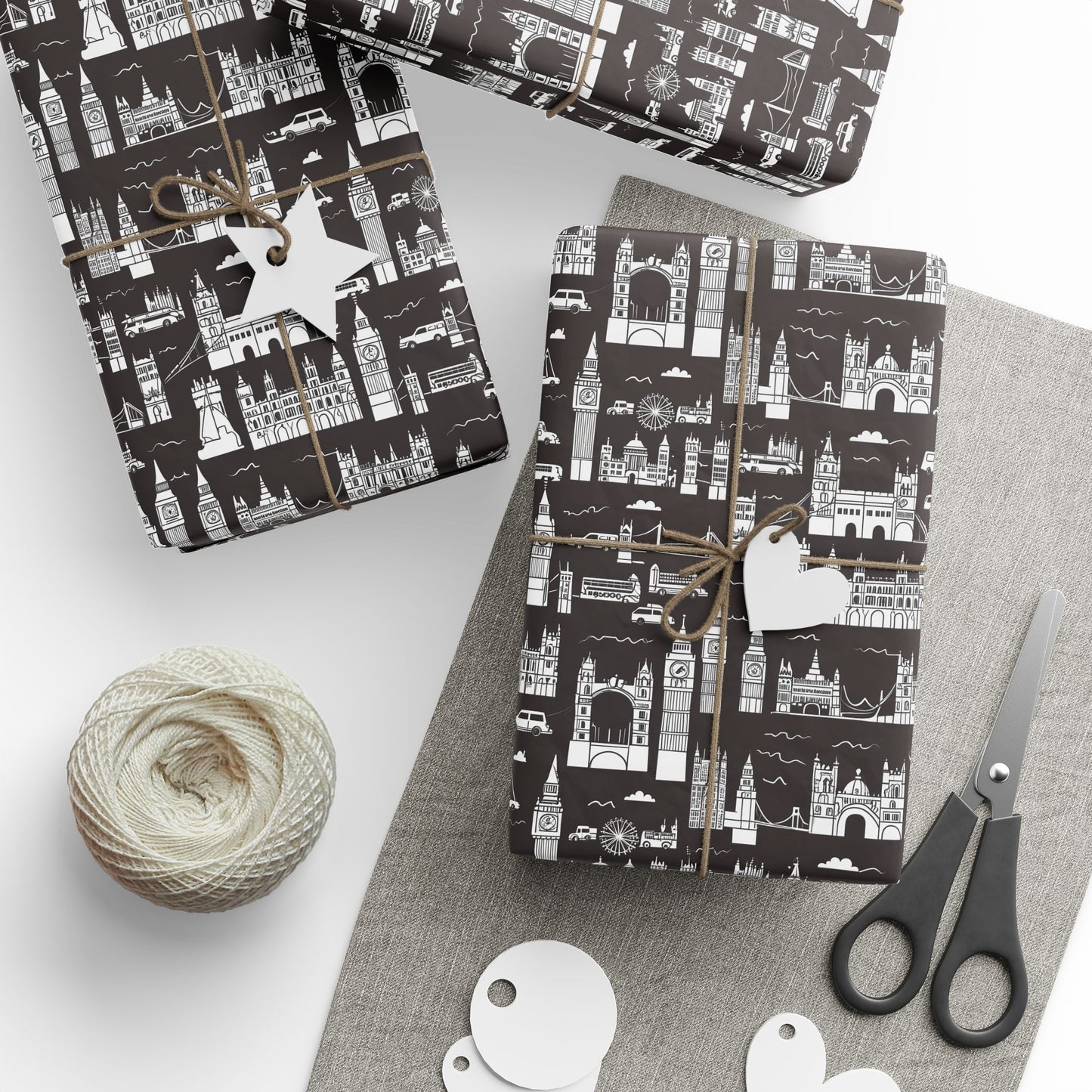 Wrapping Papers - Stylish Abstract Cityscape Design