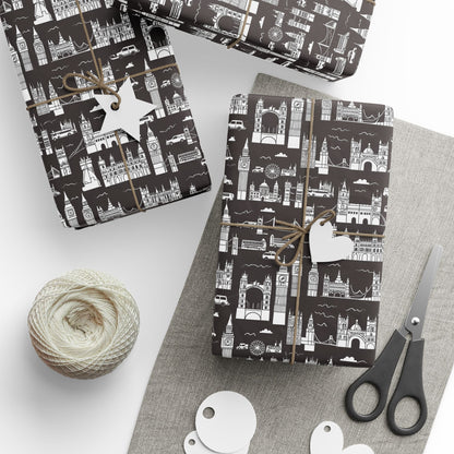 Wrapping Papers - Stylish Abstract Cityscape Design