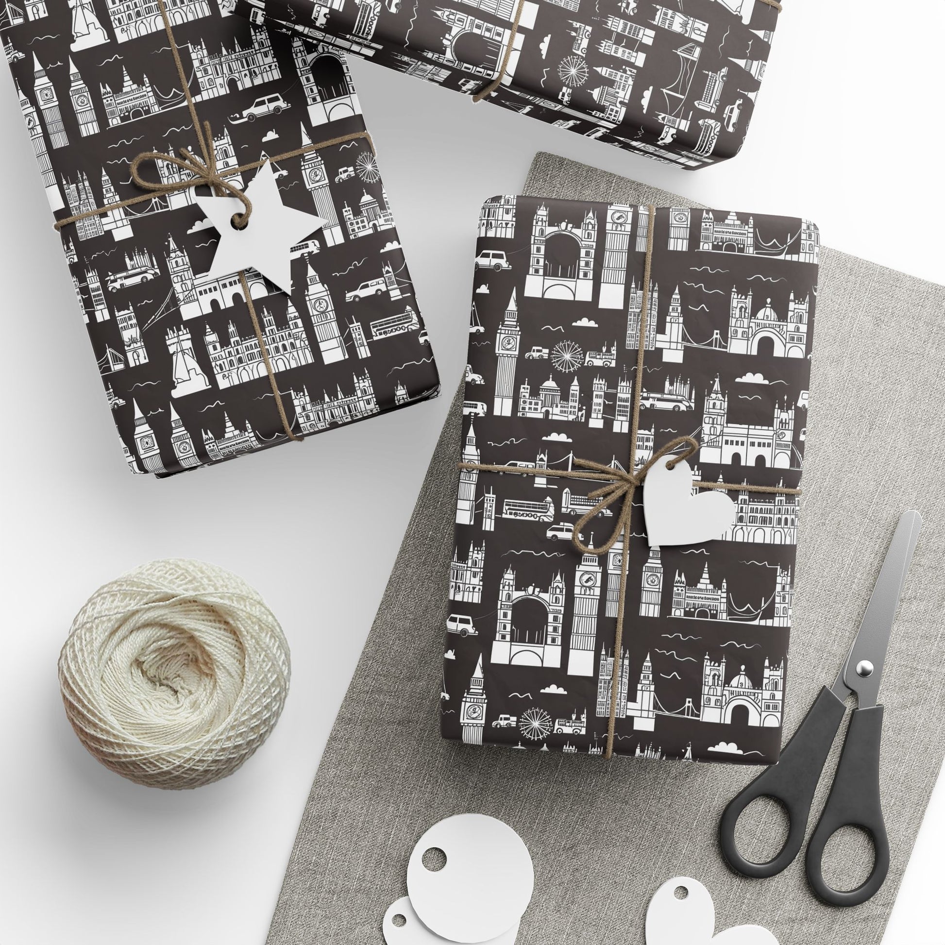 Wrapping Papers - Stylish Abstract Cityscape Design