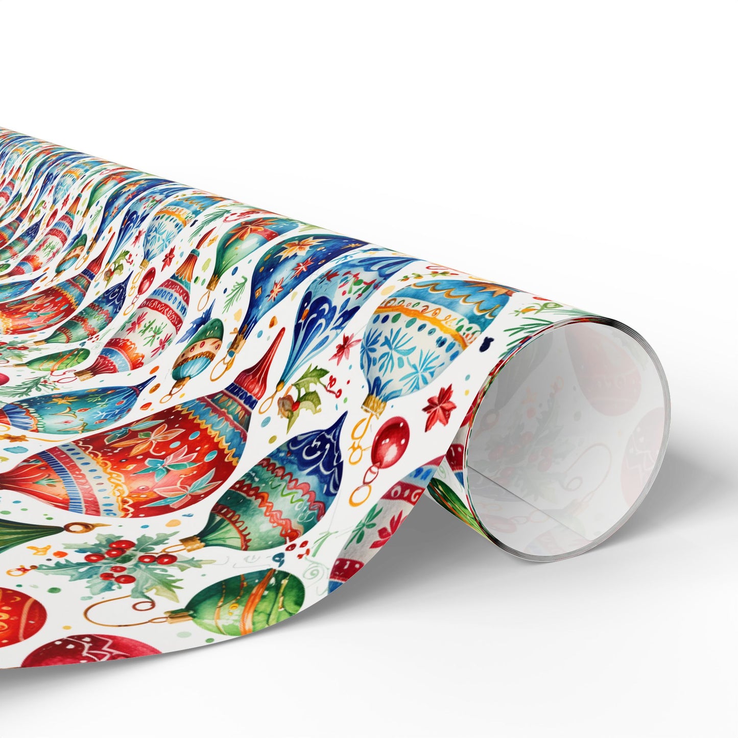 Shiny Things & Holiday Flings – Vintage Ornament Wrapping Paper That Slays