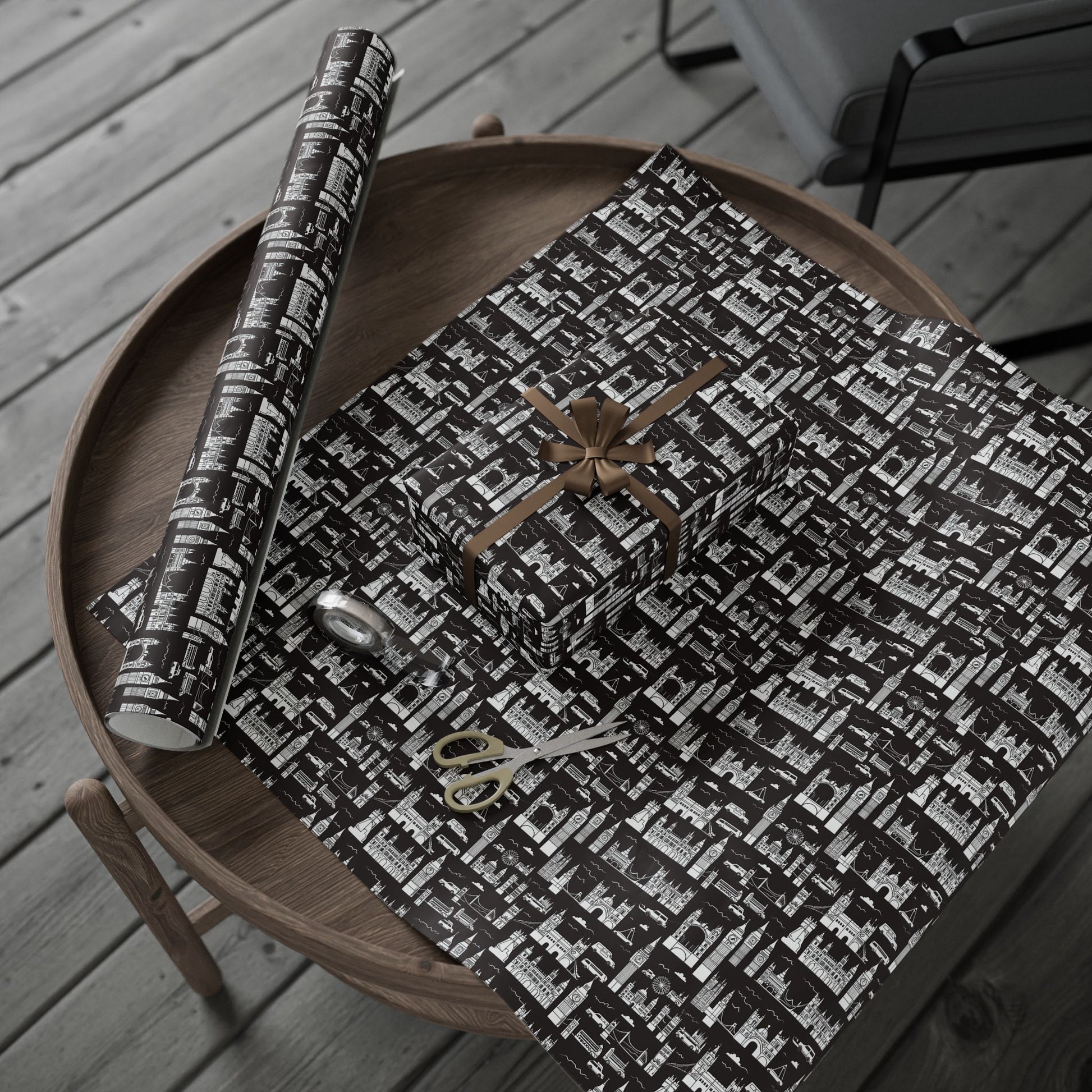 Wrapping Papers - Stylish Abstract Cityscape Design