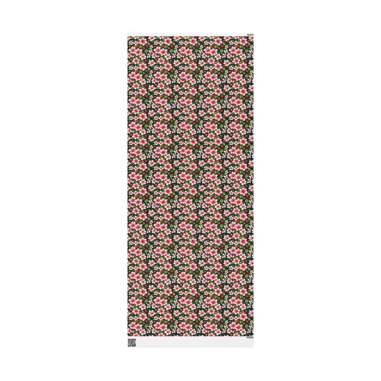 Wrapping Paper: Pink Cherry Floral Design
