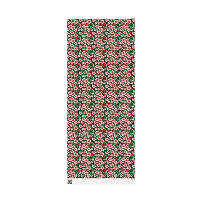 Wrapping Paper: Pink Cherry Floral Design