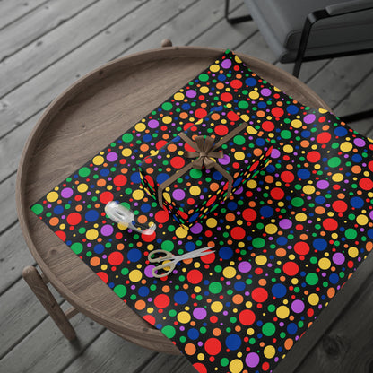 Colorful Polka Dot Wrapping Papers, Fun Gift Wrap for Birthdays, Parties, Celebrations, Events, Holidays, Arts and Crafts