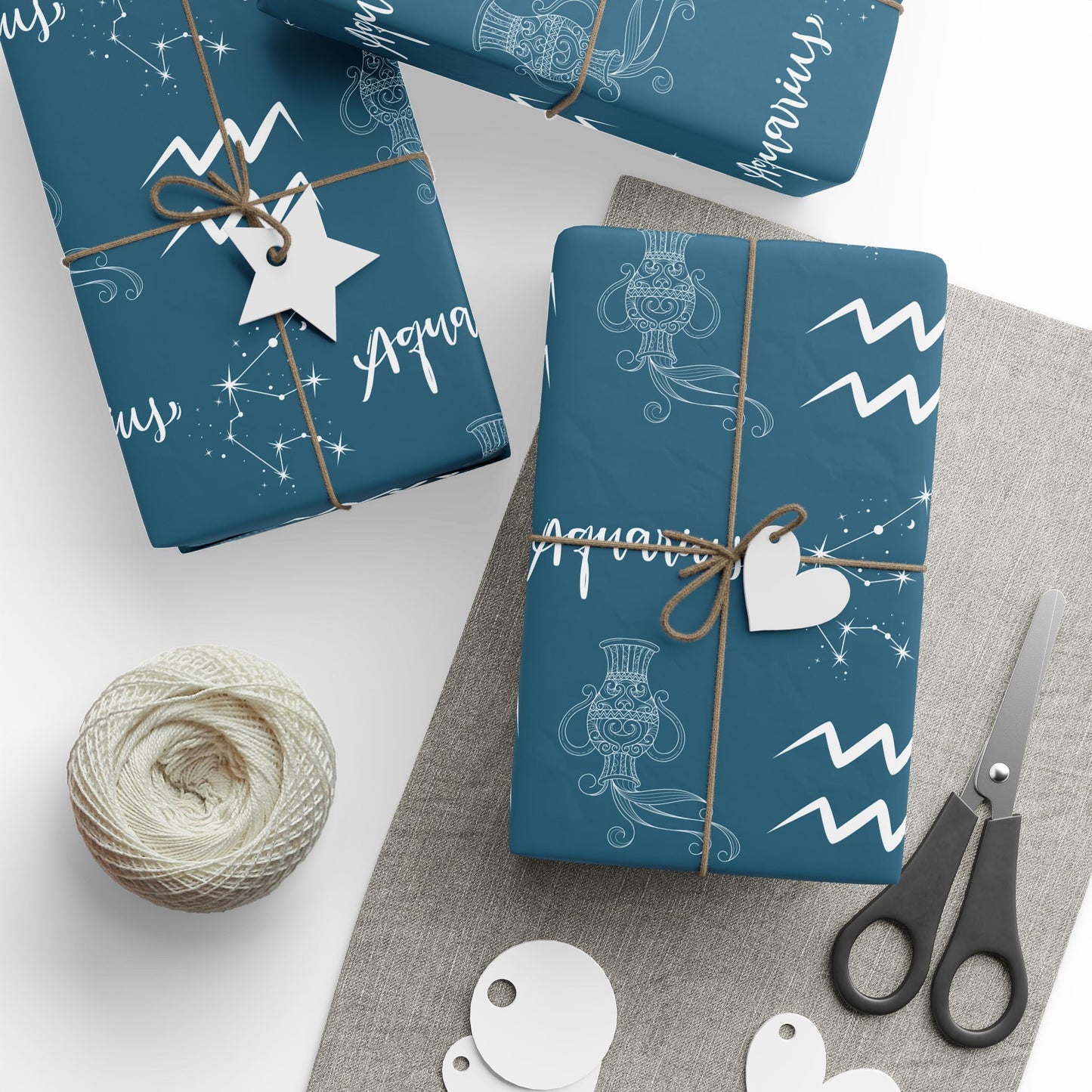 Pour Some Star On Me – Aquarius Zodiac Wrapping Paper