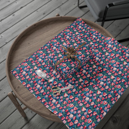Vibrant Tulip Floral Wrapping Paper