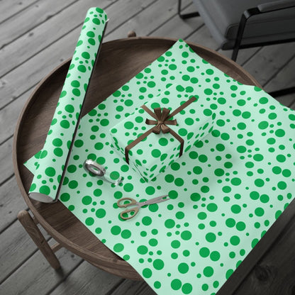 Green Dots – Festive Polka Wrap