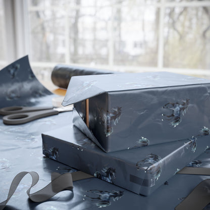 Black Stallion Gift Wrap