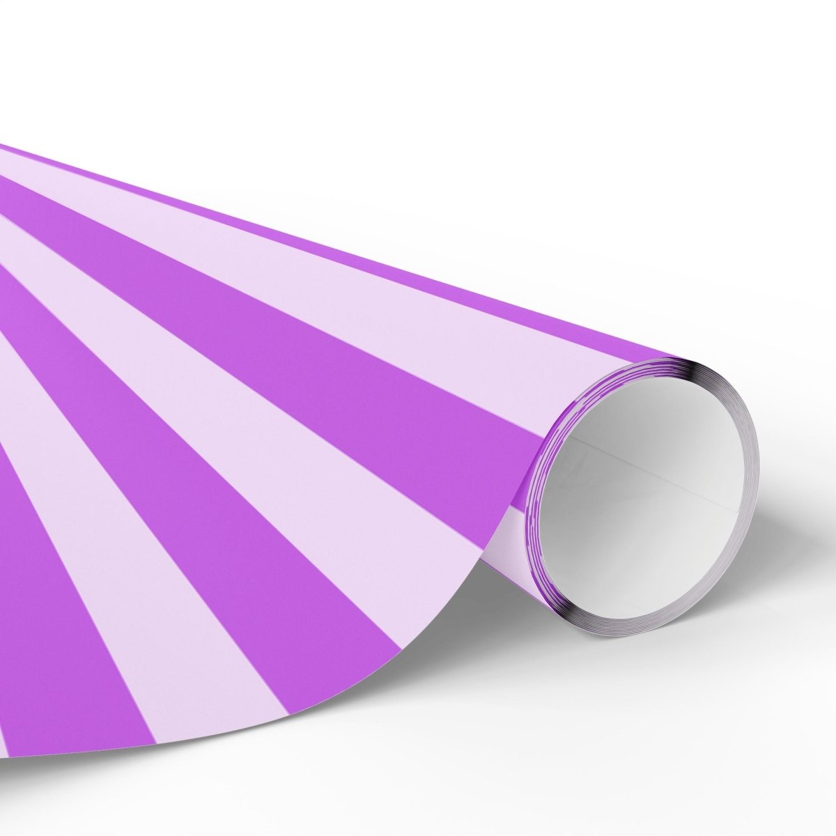 Chic Purple Stripes – Elegant Wrap for Birthdays, Holidays & More