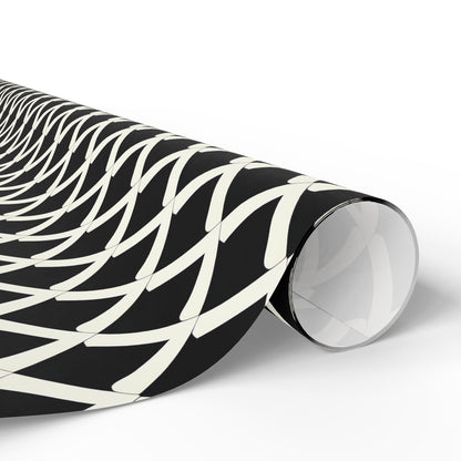 Monochrome Geometric Wrapping Papers