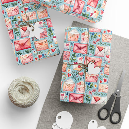 Valentine’s Day Letter Wrapping Paper
