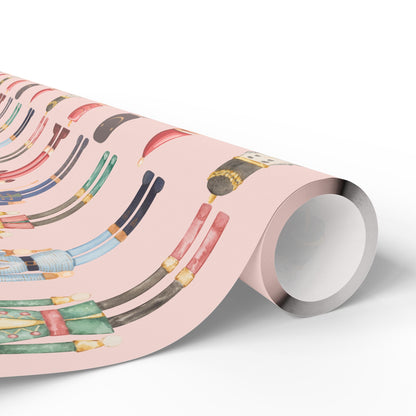 March of the Pastel Misfits – Vintage Nutcracker Wrapping Paper