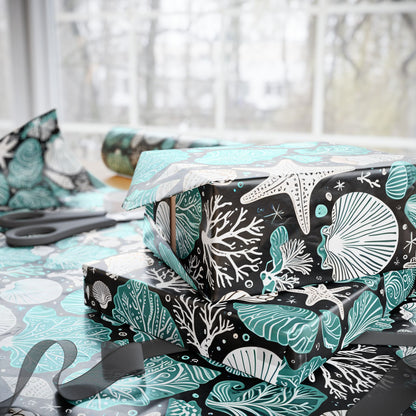 Blue Coastal Dream Wrapping Paper