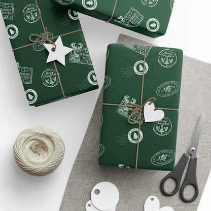Reindeer Delivery – Santa Mail Wrapping Paper