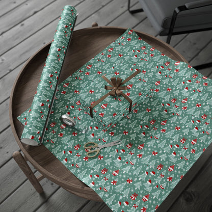 Jolly Sketchmas – Whimsical Winter Wrapping Paper