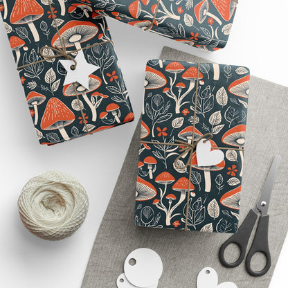 Retro - Inspired Mushroom Motif Design