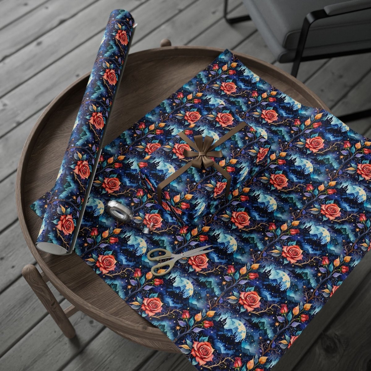 Floral Fantasy Wrapping Paper - Elegant Gift Wrap