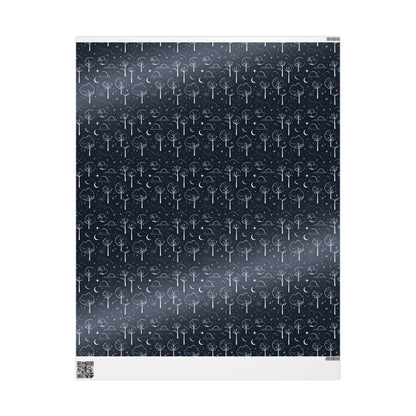 Wrapping Paper - Celestial Grove Night Sky Wrapping Paper