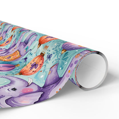 Diwali Festival Elephant Wrapping Papers