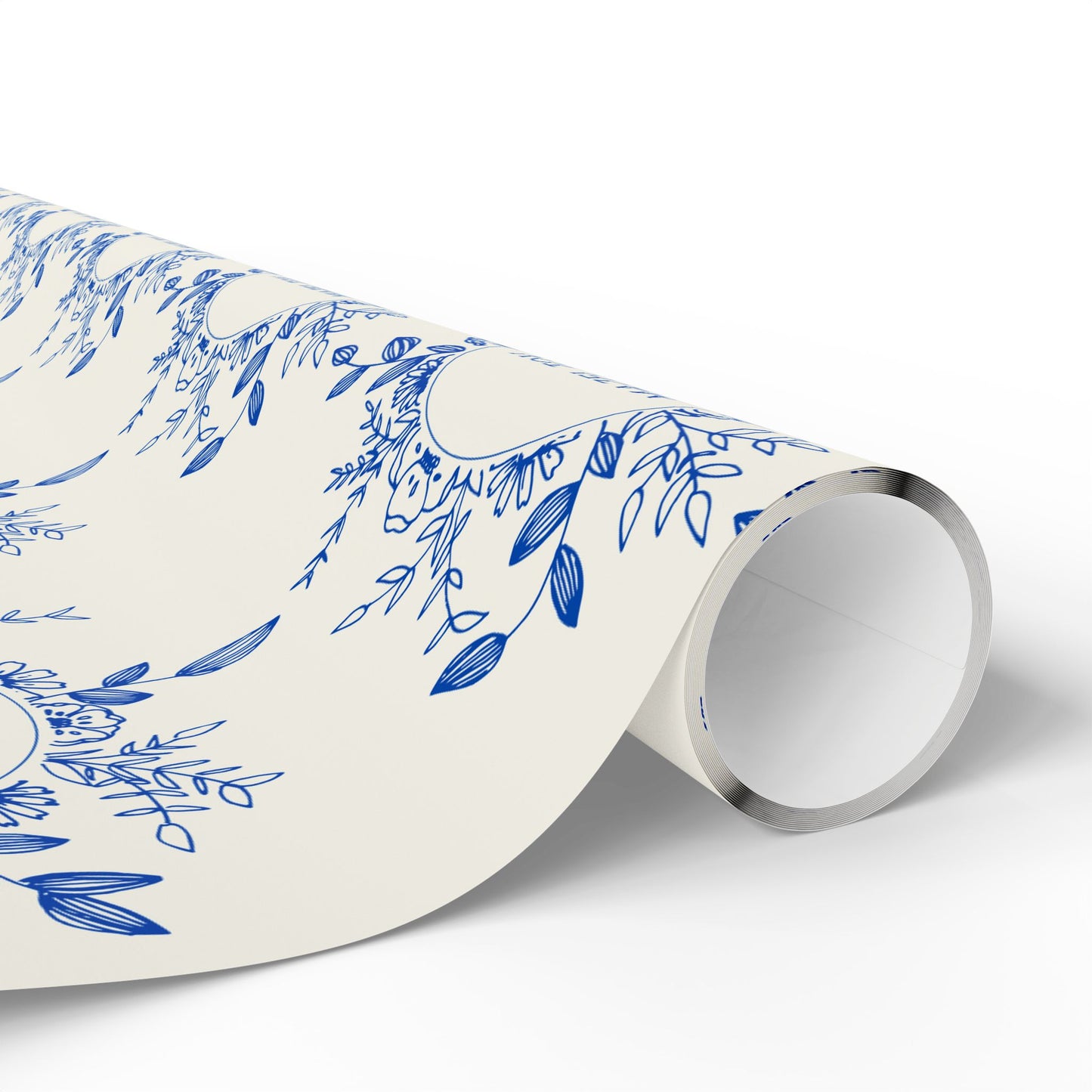 Elegant Floral Mazel Tov Bat Mitzvah Wrapping Paper