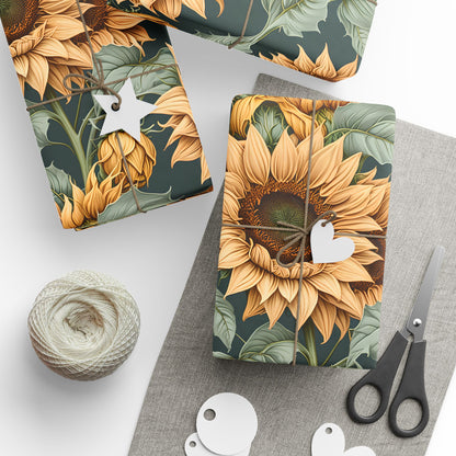 Brighten Up Your Gifts with Sunflower Wrapping Paper