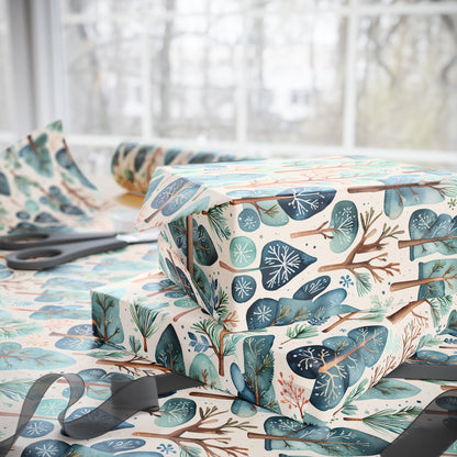 Abstract Tree Pattern Gift Wrap