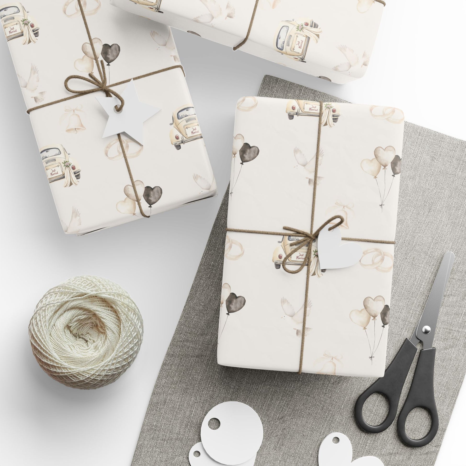 Just Married Gift Paper