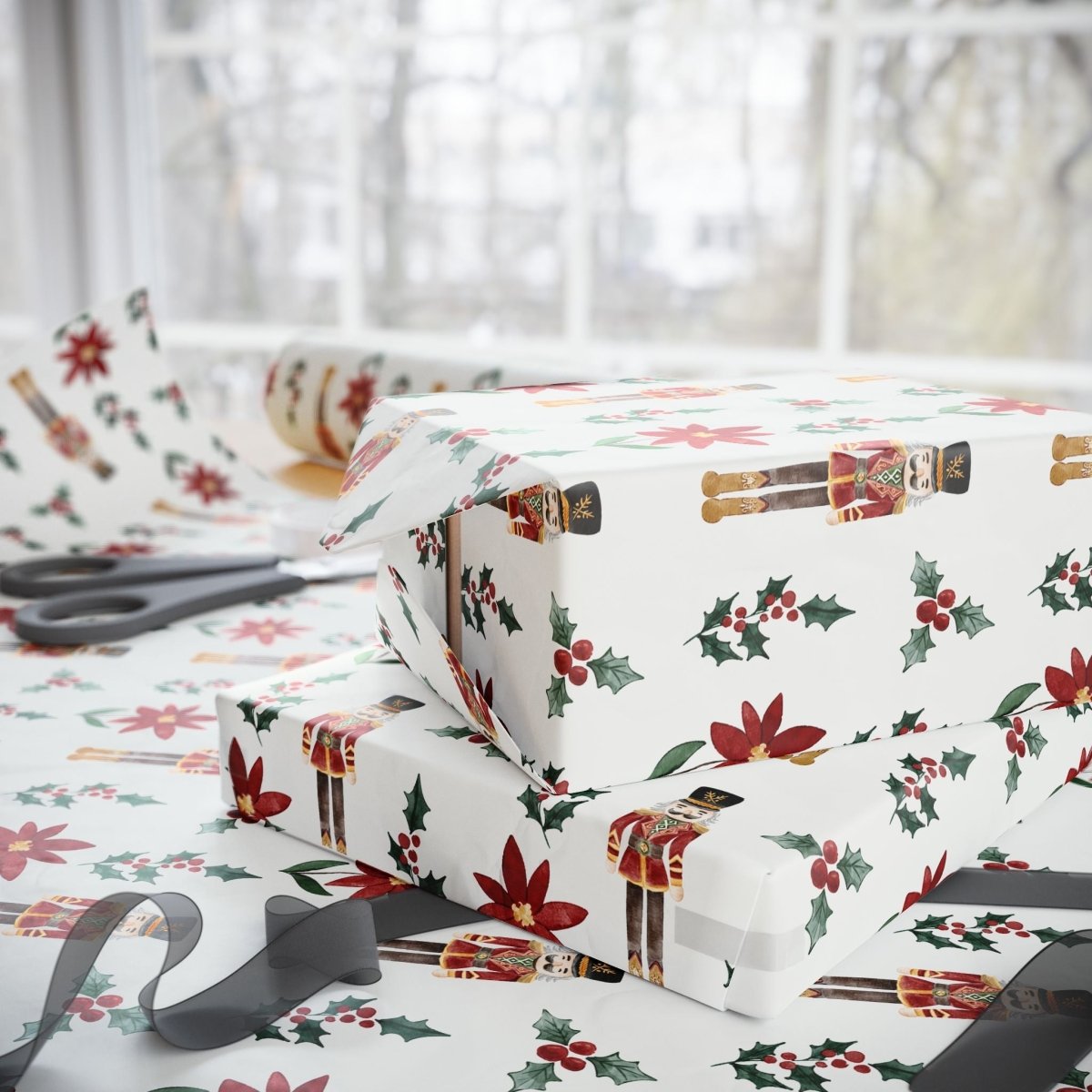 Cracked Up Christmas – Nutcracker Wrapping Paper