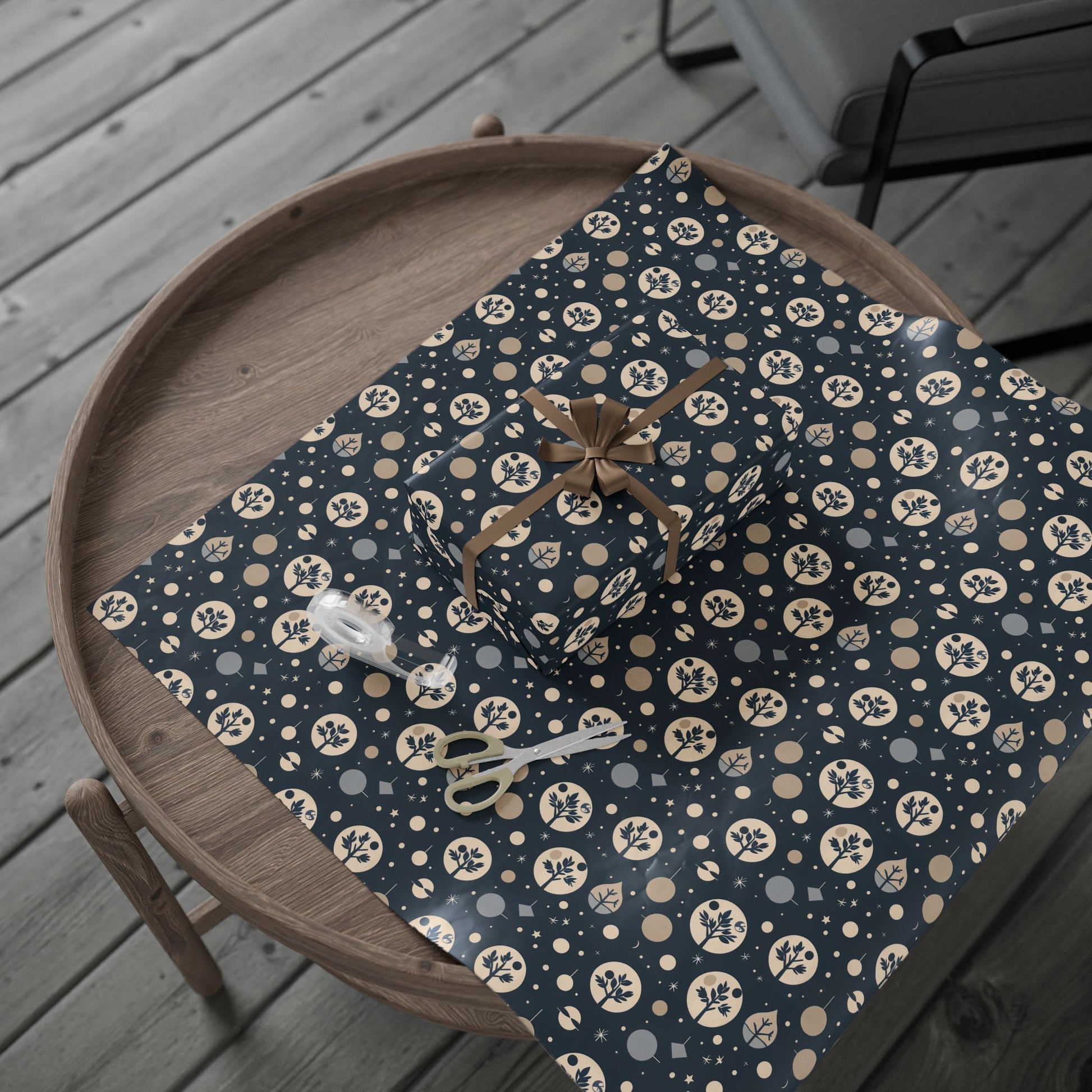 Stellar Stillness – Modern Holiday Wrapping Paper