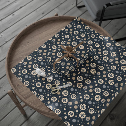 Stellar Stillness – Modern Holiday Wrapping Paper
